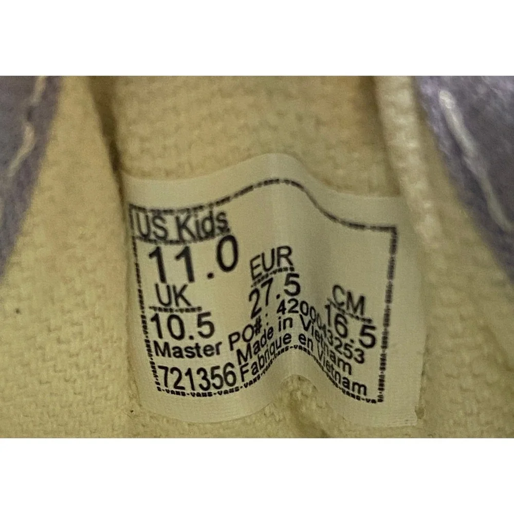 Vans Old Skool‎ Kids Lavender Suede Lace Up Low Top Sneakers Size 11